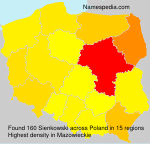 Surname Sienkowski in Poland Surname Sienkowski in Poland