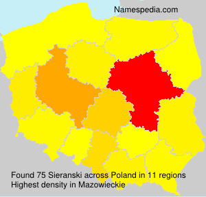 Surname Sieranski in Poland Surname Sieranski in Poland