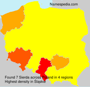 Surname Sierda in Poland Surname Sierda in Poland