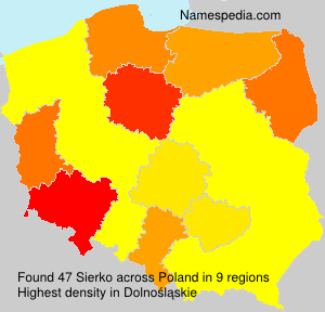 Surname Sierko in Poland Surname Sierko in Poland