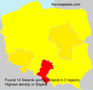 Surname Siewnik in Poland Surname Siewnik in Poland