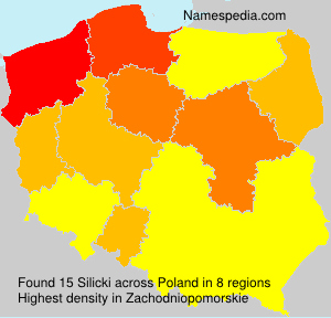 Surname Silicki in Poland Surname Silicki in Poland