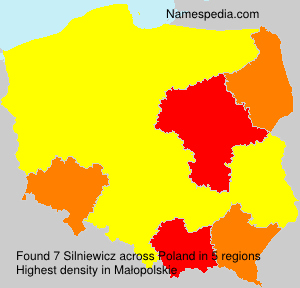 Surname Silniewicz in Poland Surname Silniewicz in Poland