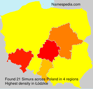 Surname Simura in Poland Surname Simura in Poland