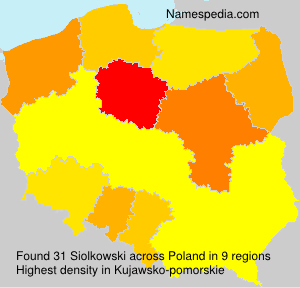 Surname Siolkowski in Poland Surname Siolkowski in Poland