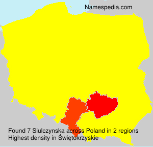 Surname Siulczynska in Poland Surname Siulczynska in Poland