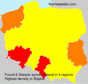 Surname Siwacki in Poland Surname Siwacki in Poland