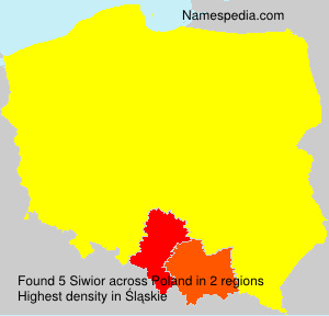 Surname Siwior in Poland Surname Siwior in Poland