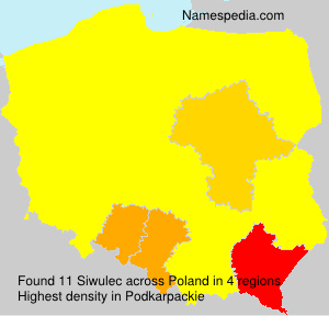 Surname Siwulec in Poland Surname Siwulec in Poland