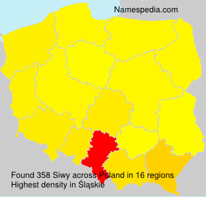 Surname Siwy in Poland Surname Siwy in Poland