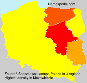 Surname Skaczkowski in Poland Surname Skaczkowski in Poland