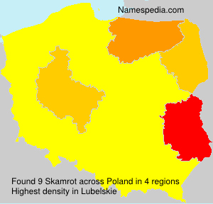 Surname Skamrot in Poland Surname Skamrot in Poland