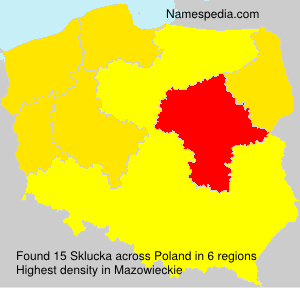 Surname Sklucka in Poland Surname Sklucka in Poland