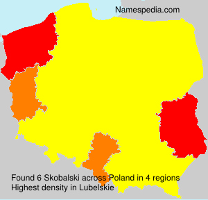 Surname Skobalski in Poland Surname Skobalski in Poland