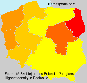 Surname Skobiej in Poland Surname Skobiej in Poland