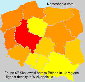 Surname Skokowski in Poland Surname Skokowski in Poland