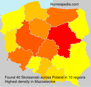 Surname Skolasinski in Poland Surname Skolasinski in Poland
