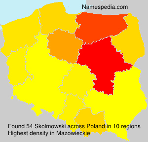 Surname Skolmowski in Poland Surname Skolmowski in Poland