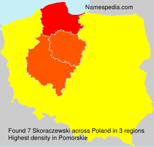 Surname Skoraczewski in Poland Surname Skoraczewski in Poland