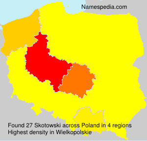 Surname Skotowski in Poland Surname Skotowski in Poland