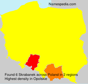 Surname Skrabanek in Poland Surname Skrabanek in Poland