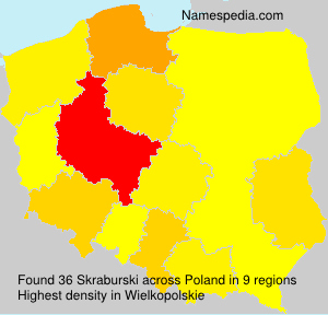 Surname Skraburski in Poland Surname Skraburski in Poland