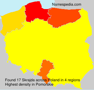 Surname Skrajda in Poland Surname Skrajda in Poland