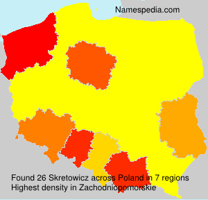 Surname Skretowicz in Poland Surname Skretowicz in Poland