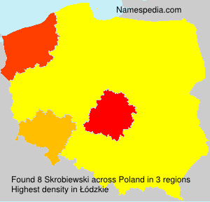 Surname Skrobiewski in Poland Surname Skrobiewski in Poland