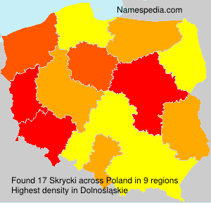 Surname Skrycki in Poland Surname Skrycki in Poland