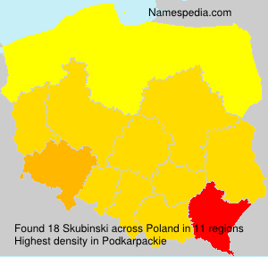 Surname Skubinski in Poland Surname Skubinski in Poland