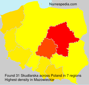 Surname Skudlarska in Poland Surname Skudlarska in Poland