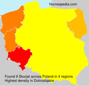 Surname Skurjat in Poland Surname Skurjat in Poland