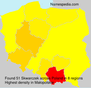 Surname Skwarczek in Poland Surname Skwarczek in Poland