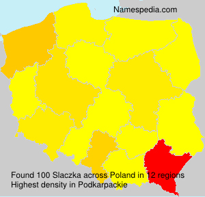 Surname Slaczka in Poland Surname Slaczka in Poland