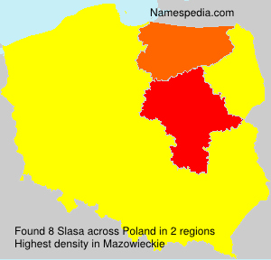 Surname Slasa in Poland Surname Slasa in Poland