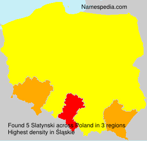 Surname Slatynski in Poland Surname Slatynski in Poland