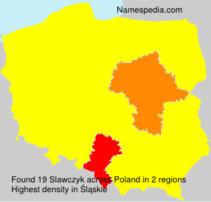 Surname Slawczyk in Poland Surname Slawczyk in Poland