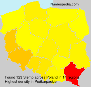 Surname Slemp in Poland Surname Slemp in Poland