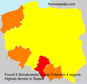 Surname Slimakowska in Poland Surname Slimakowska in Poland