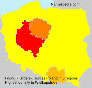 Surname Sliperski in Poland Surname Sliperski in Poland
