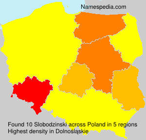 Surname Slobodzinski in Poland Surname Slobodzinski in Poland