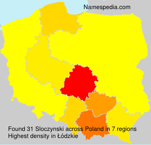 Surname Sloczynski in Poland