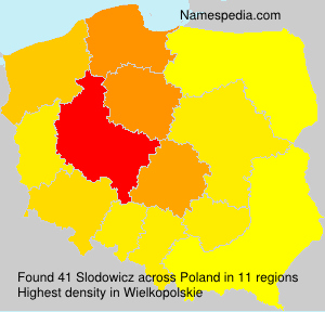 Surname Slodowicz in Poland Surname Slodowicz in Poland