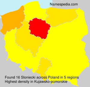 Surname Sloniecki in Poland Surname Sloniecki in Poland