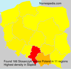 Surname Slosarczyk in Poland Surname Slosarczyk in Poland