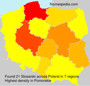 Surname Slosarski in Poland Surname Slosarski in Poland