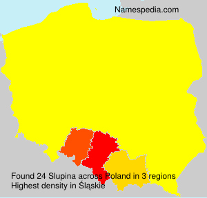 Surname Slupina in Poland Surname Slupina in Poland