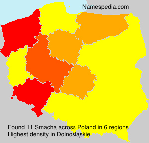 Surname Smacha in Poland