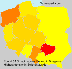 Surname Smacki in Poland